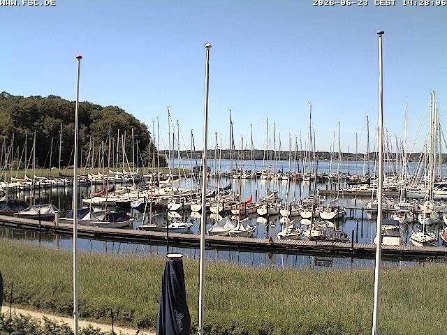 Archiv Foto Webcam Yachthafen Flensburg