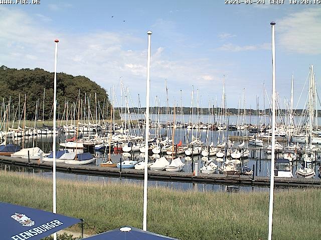 Archived image Webcam Marina Flensburg