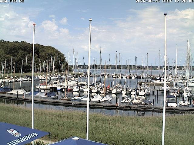 Archived image Webcam Marina Flensburg