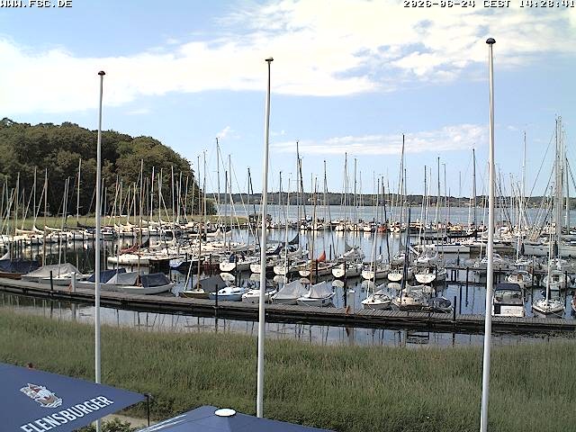 Archived image Webcam Marina Flensburg