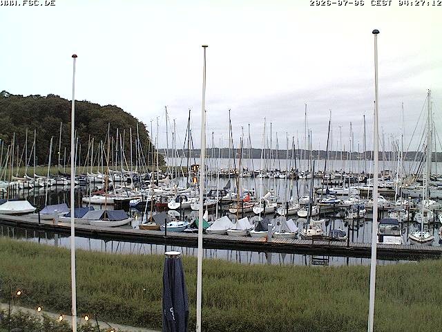 Archiv Foto Webcam Yachthafen Flensburg