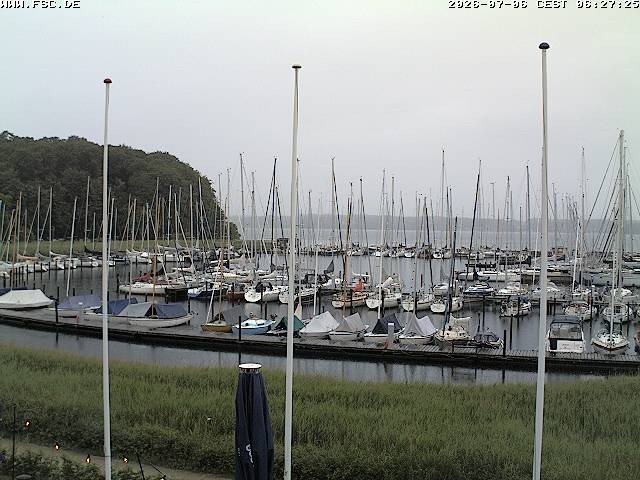 Archiv Foto Webcam Yachthafen Flensburg