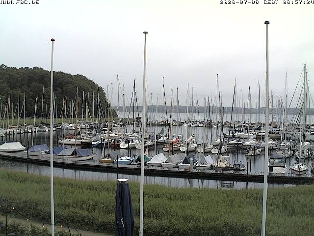 Archiv Foto Webcam Yachthafen Flensburg