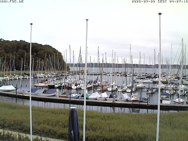 Archiv Foto Webcam Yachthafen Flensburg