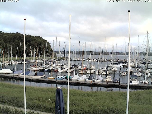Archiv Foto Webcam Yachthafen Flensburg