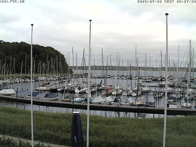 Archiv Foto Webcam Yachthafen Flensburg