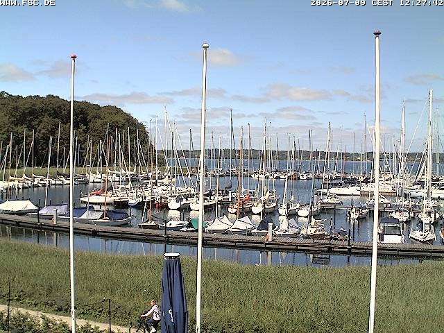 Archiv Foto Webcam Yachthafen Flensburg