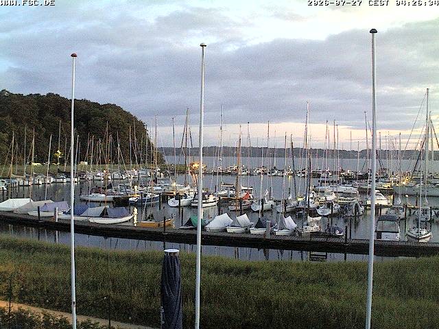 Archiv Foto Webcam Yachthafen Flensburg