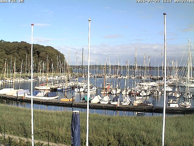 Archiv Foto Webcam Yachthafen Flensburg