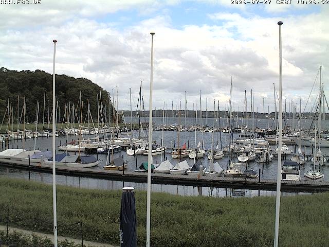 Archiv Foto Webcam Yachthafen Flensburg