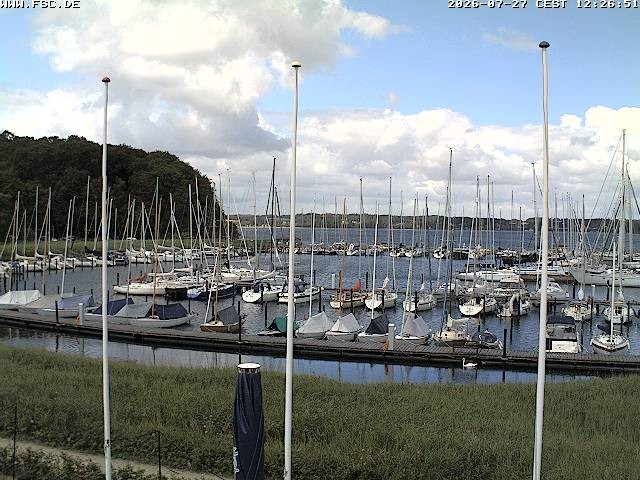 Archiv Foto Webcam Yachthafen Flensburg