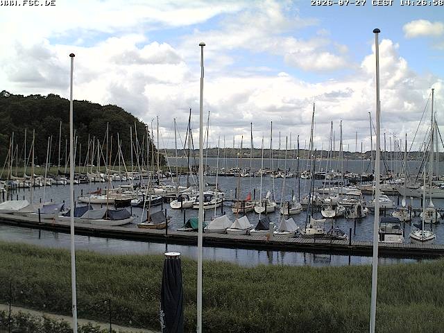 Archiv Foto Webcam Yachthafen Flensburg