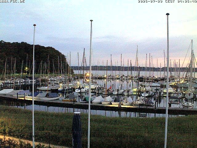 Archiv Foto Webcam Yachthafen Flensburg