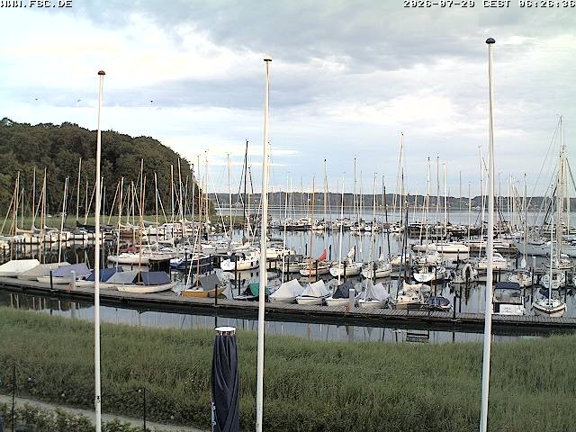 Archiv Foto Webcam Yachthafen Flensburg