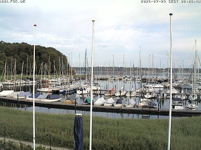 Archiv Foto Webcam Yachthafen Flensburg