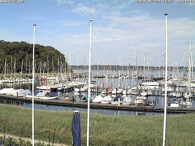 Archiv Foto Webcam Yachthafen Flensburg