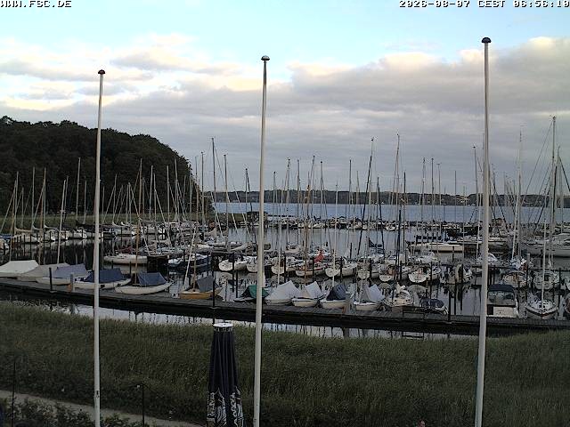 Archiv Foto Webcam Yachthafen Flensburg