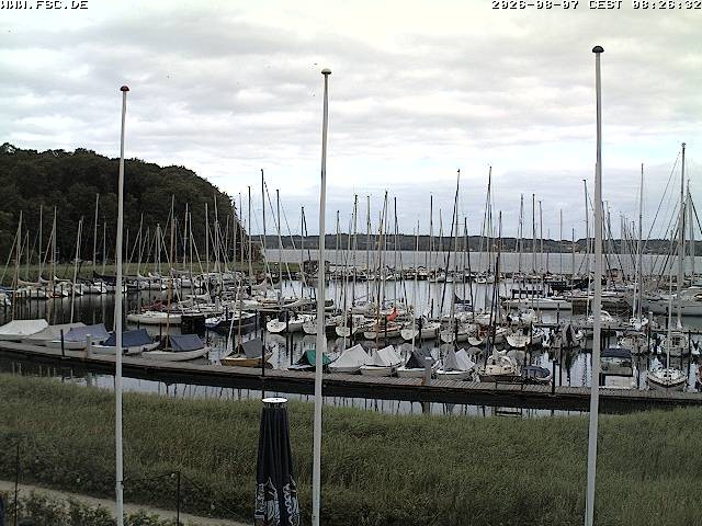 Archiv Foto Webcam Yachthafen Flensburg