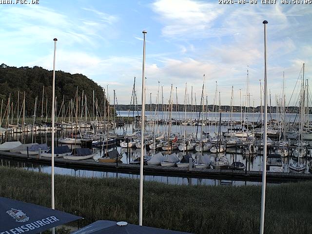 Archived image Webcam Marina Flensburg