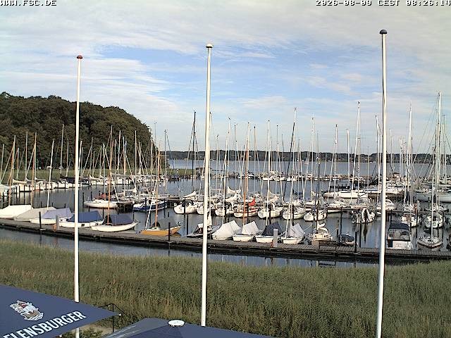 Archived image Webcam Marina Flensburg