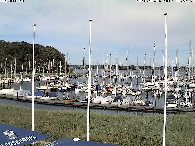 Archived image Webcam Marina Flensburg