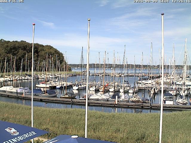Archived image Webcam Marina Flensburg