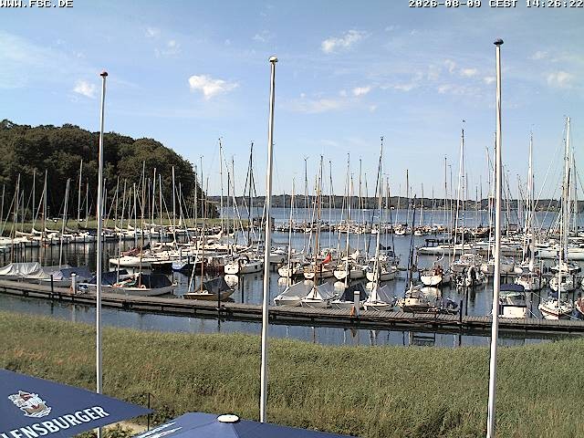 Archived image Webcam Marina Flensburg