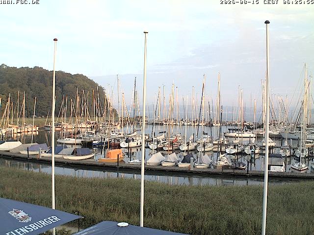 Archived image Webcam Marina Flensburg