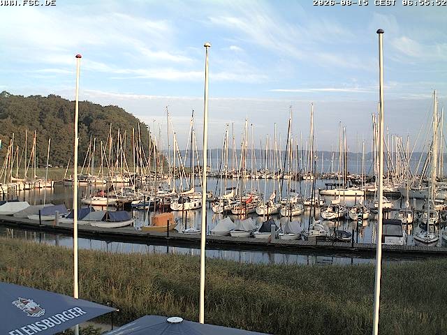 Archived image Webcam Marina Flensburg