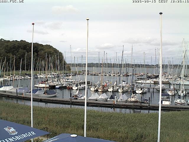 Archived image Webcam Marina Flensburg