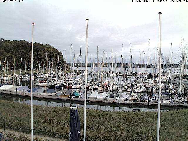 Archiv Foto Webcam Yachthafen Flensburg