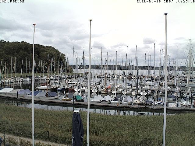 Archiv Foto Webcam Yachthafen Flensburg