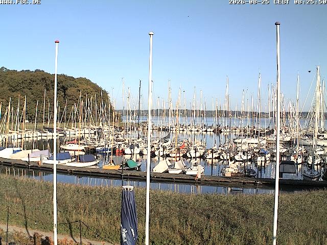 Archiv Foto Webcam Yachthafen Flensburg