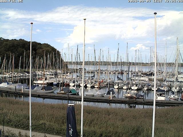 Archiv Foto Webcam Yachthafen Flensburg
