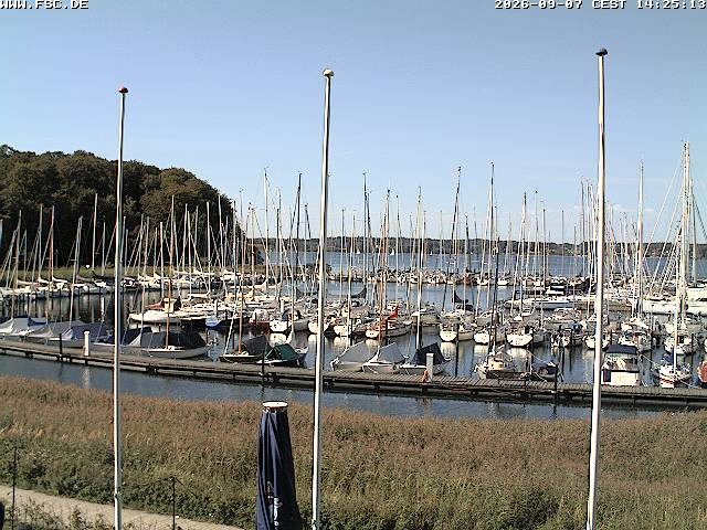 Archiv Foto Webcam Yachthafen Flensburg