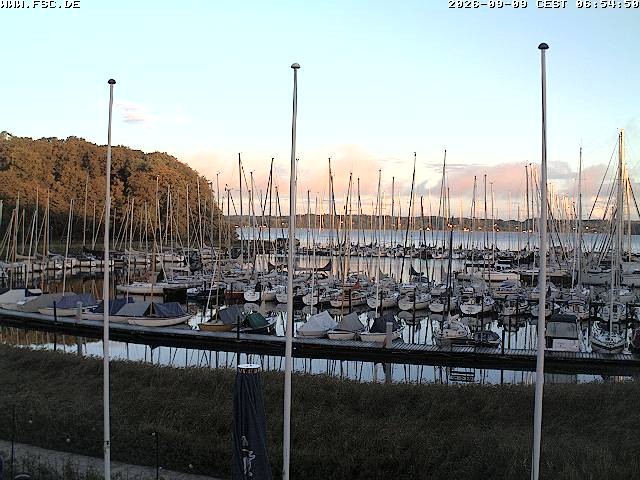 Archiv Foto Webcam Yachthafen Flensburg