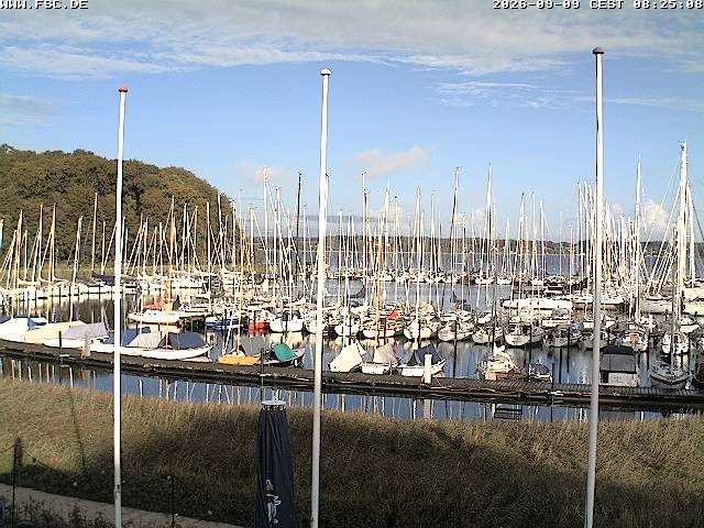 Archiv Foto Webcam Yachthafen Flensburg