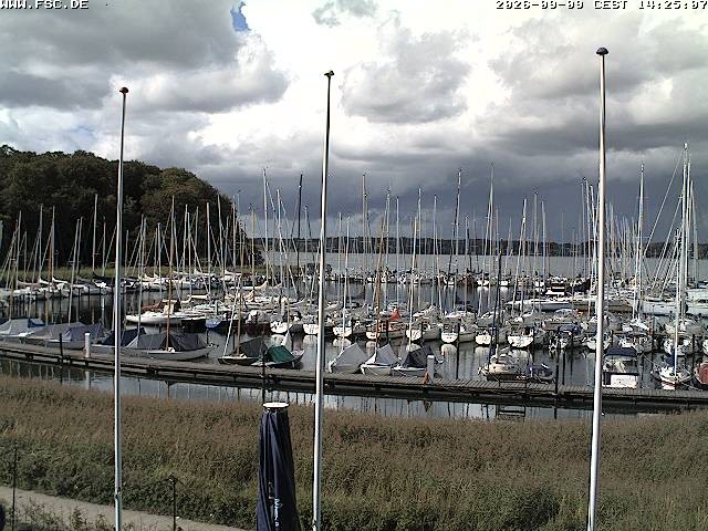 Archiv Foto Webcam Yachthafen Flensburg
