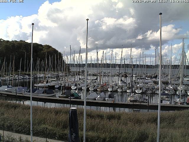 Archiv Foto Webcam Yachthafen Flensburg