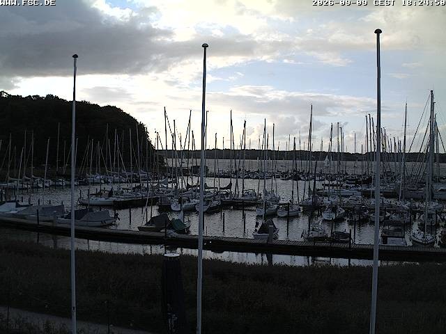 Archiv Foto Webcam Yachthafen Flensburg