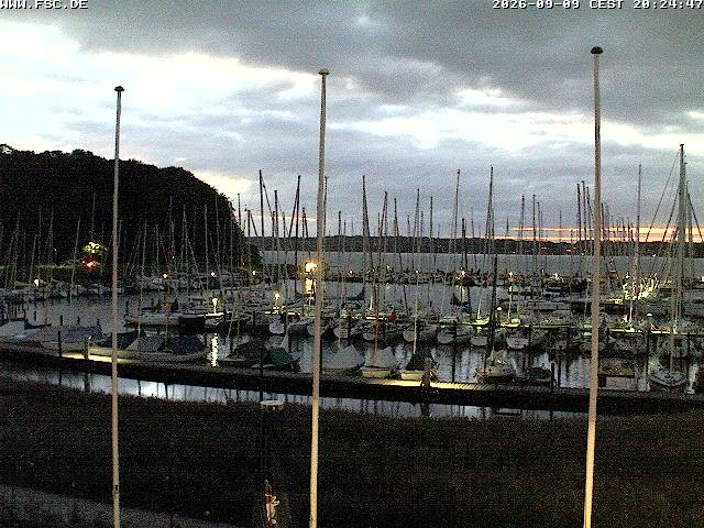 Archiv Foto Webcam Yachthafen Flensburg