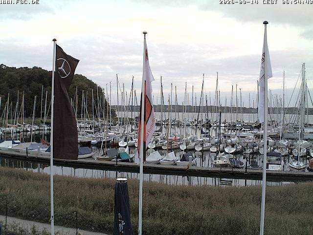 Archived image Webcam Marina Flensburg