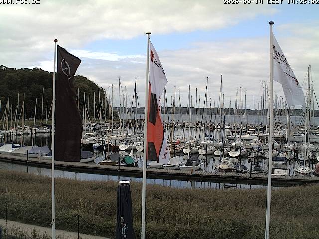 Archived image Webcam Marina Flensburg