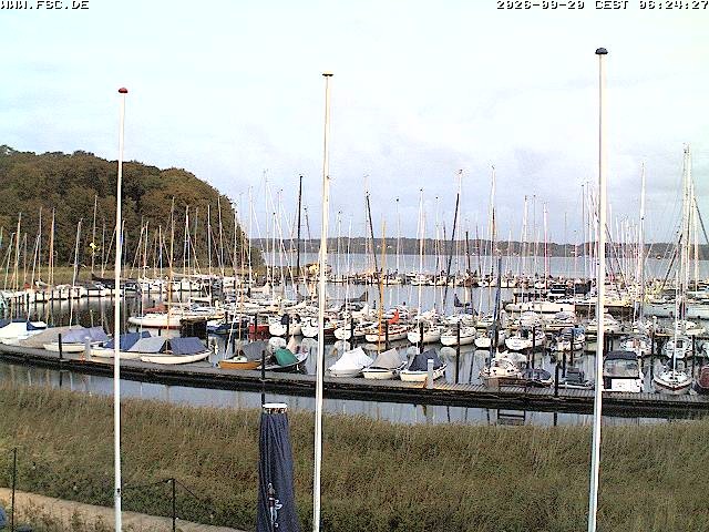 Archiv Foto Webcam Yachthafen Flensburg