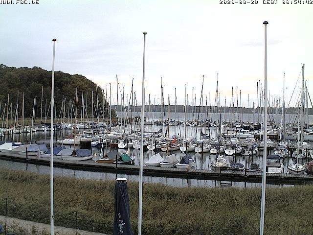 Archiv Foto Webcam Yachthafen Flensburg