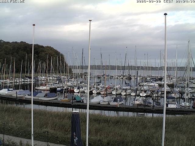 Archiv Foto Webcam Yachthafen Flensburg