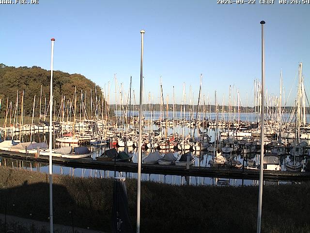 Archiv Foto Webcam Yachthafen Flensburg