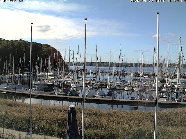 Archiv Foto Webcam Yachthafen Flensburg
