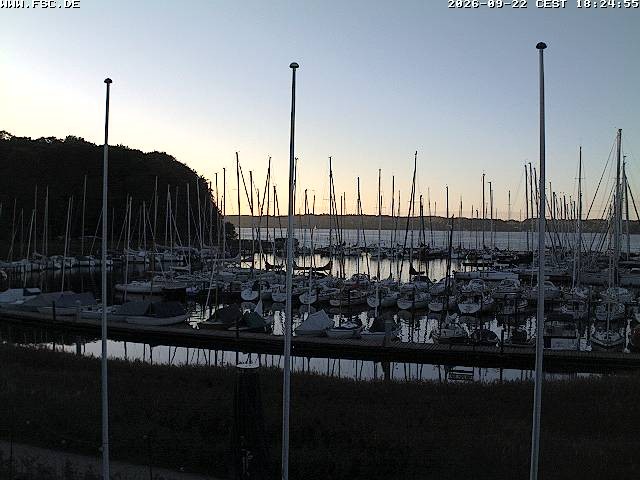 Archiv Foto Webcam Yachthafen Flensburg