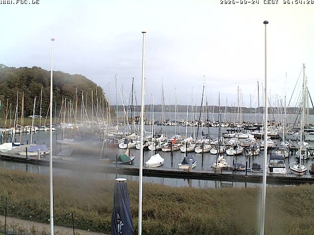 Archiv Foto Webcam Yachthafen Flensburg